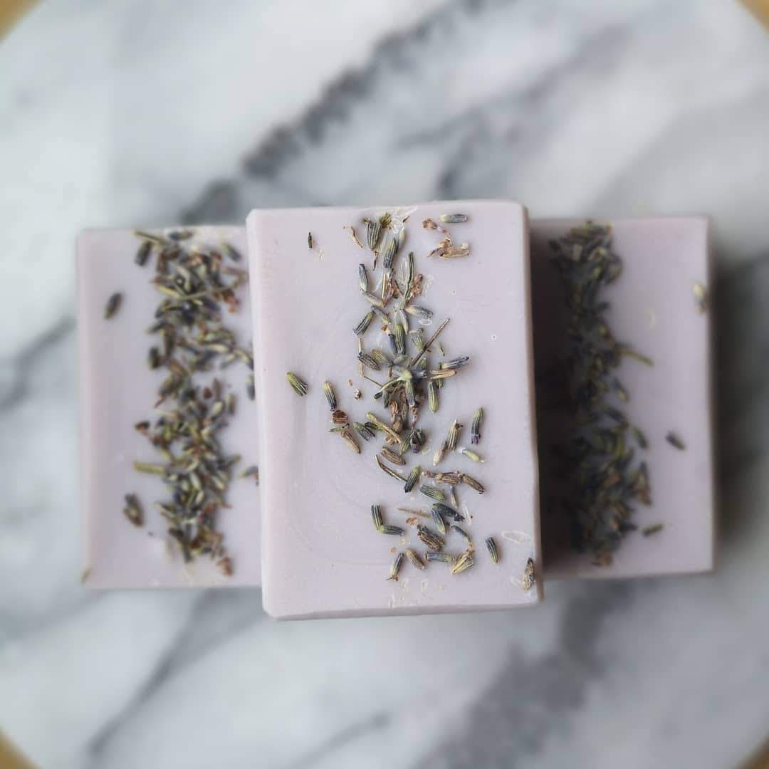 Lavender handmade soap bars
